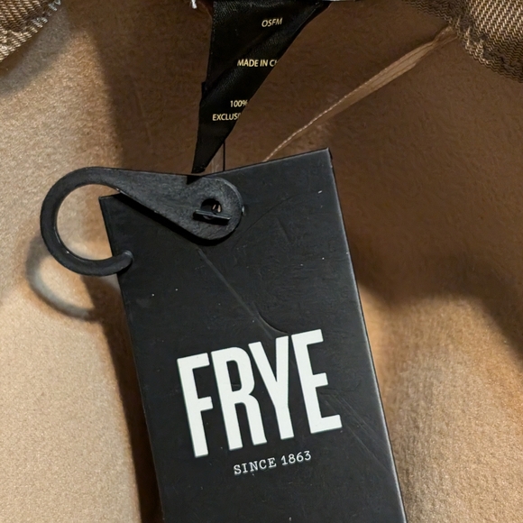 Frye oatmeal women's hat one size cowboy NWT - Picture 6 of 8